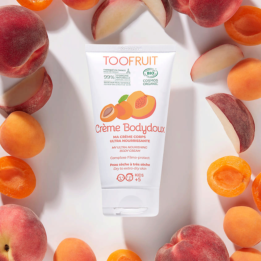 TOOFRUIT Крем для тела детский питательный "Абрикос-Персик" – фото 2