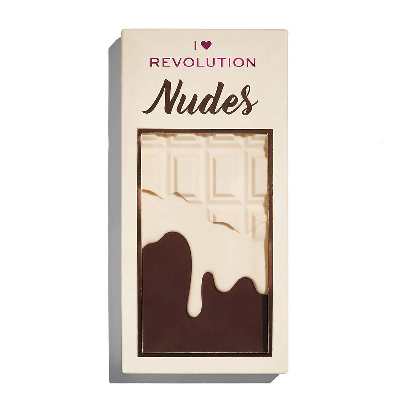 I HEART REVOLUTION Палетка теней для век CHOCOLATE Nudes – фото 3