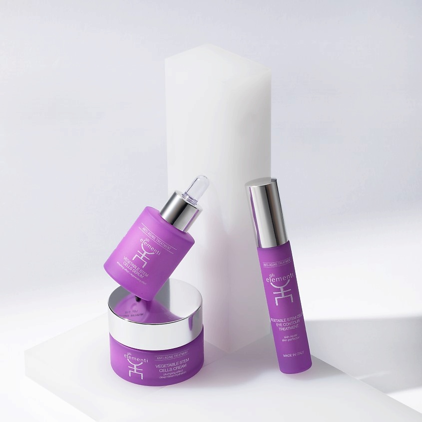 GLI ELEMENTI Сыворотка для лица с растительными стволовыми клетками Vegetable Stem Cells Serum – фото 4