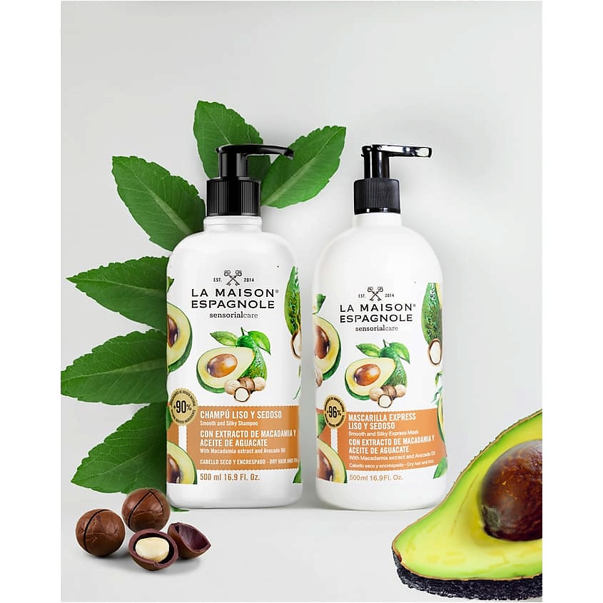 LA MAISON ESPAGNOLE Шампунь для кудрявых волос для придания гладкости Sensorialcare Smooth and Silky Shampoo – фото 2