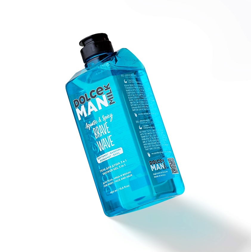 DOLCE MILK Гель для душа 3 в 1 Лихая Волна Brave Wave Man – фото 3