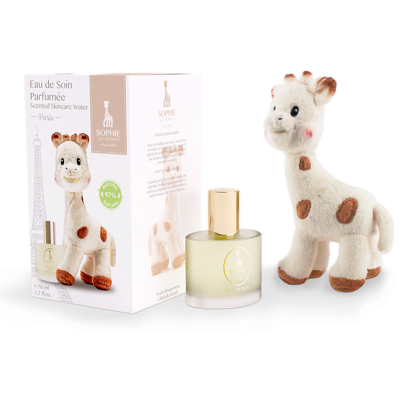 SOPHIE LA GIRAFE Набор Eau De Soin Parfumee c мягкой игрушкой – фото 2
