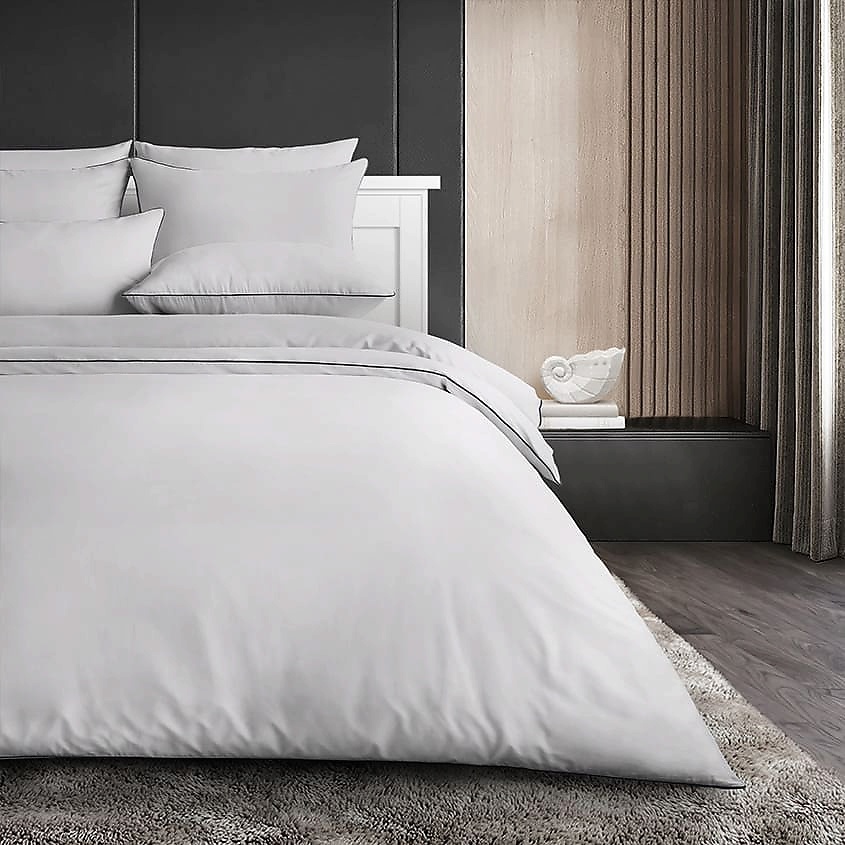 SOFT SILVER Антибактериальный пододеяльник Duvet Cover, 148х215 см. Цвет: «Благородное серебро» (серый) – фото 6