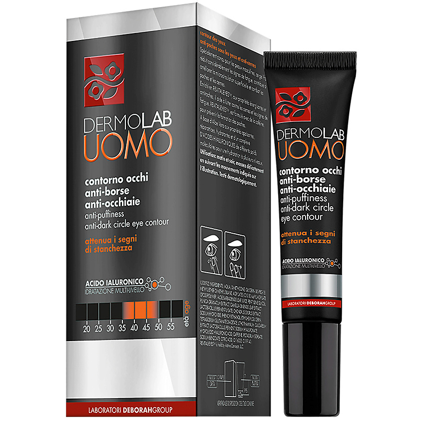 DEBORAH Крем для век против темных кругов Dermolab Anti-Puffiness Anti-Dark Circle Eye Contour – фото 2