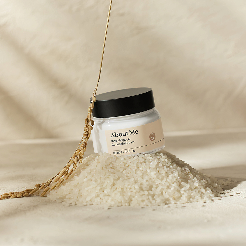 ABOUT ME Крем для лица с керамидами и рисом Rice Makgeolli Ceramide Cream – фото 9
