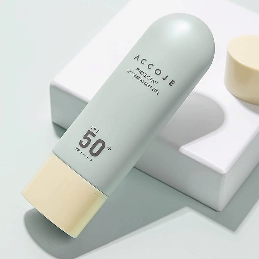 ACCOJE Гель для лица Солнцезащитный, регулирующий выработку себума SPF 50 Protective No Sebum Sun Gel – фото 2