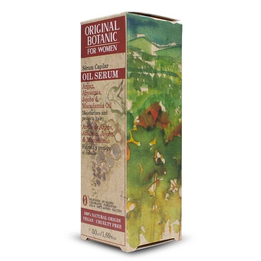 ORIGINAL BOTANIC Сыворотка для волос увлажняющая с маслами Moisturizing Oil Serum – фото 3