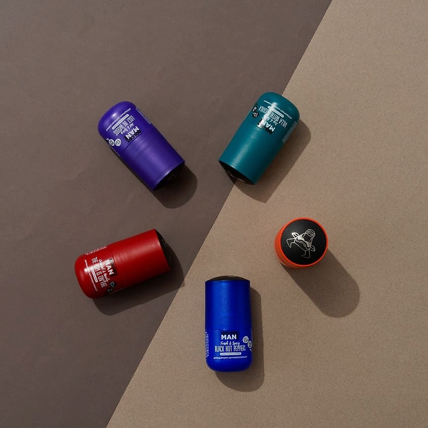 DOLCE MILK Шариковый дезодорант-антиперспирант "ГОРЯЧИЕ ЧЕРНЫЕ ПЕРЦЫ" синий MAN – фото 2