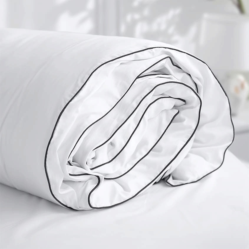 SOFT SILVER Антибактериальный пододеяльник Duvet Cover, 148х215 см. Цвет: «Альпийский снег» (белый) – фото 4
