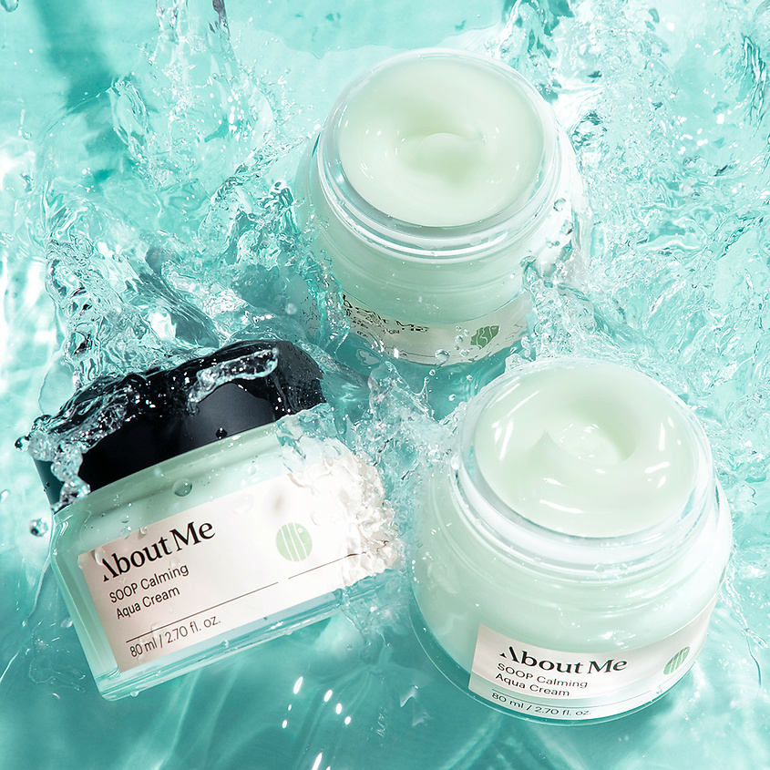 ABOUT ME Крем для лица успокаивающий SOOP Calming Aqua Cream – фото 2