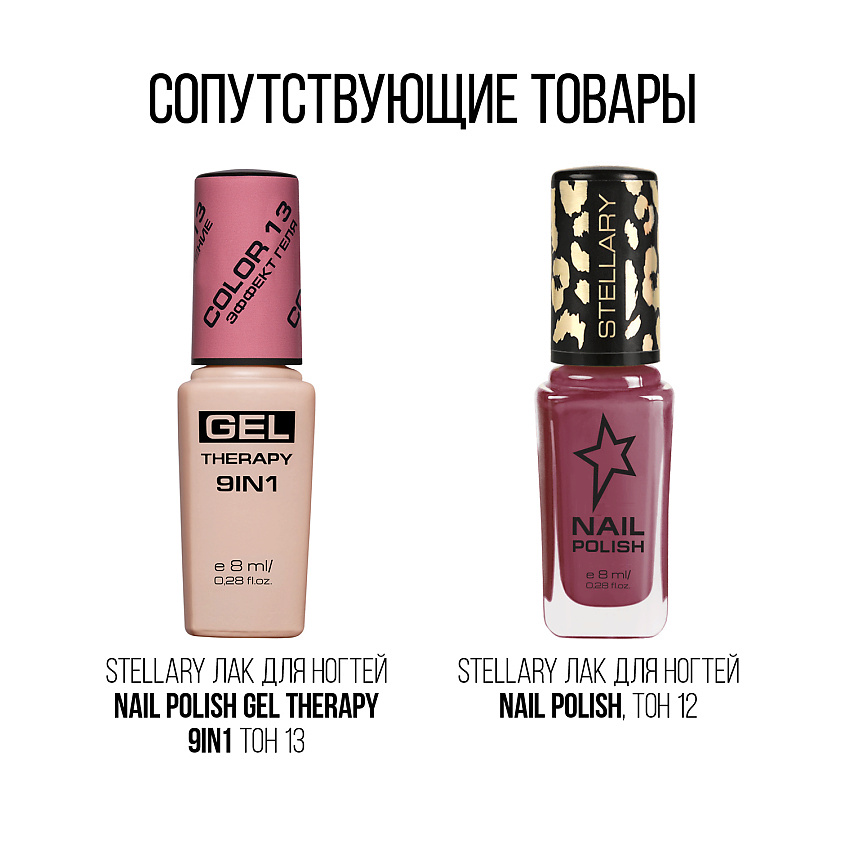 STELLARY Верхнее покрытие для ногтей "Ультра блеск" с эффектом мокрых ногтей Top Ultra Gloss – фото 3