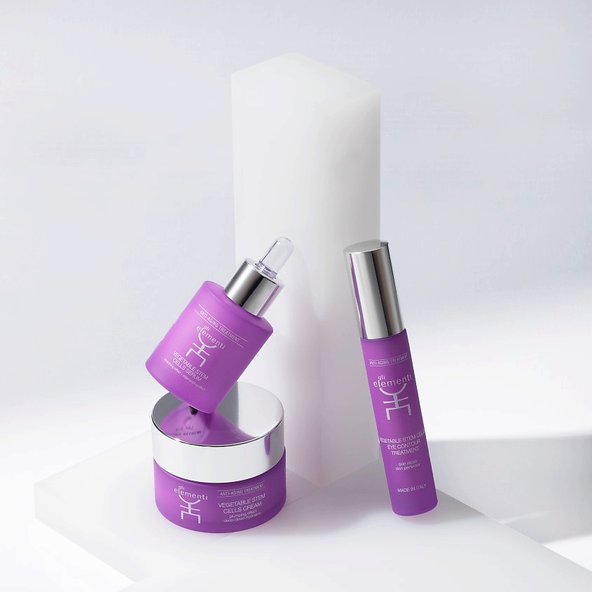 GLI ELEMENTI Крем для глаз с растительными стволовыми клетками Vegetable Stem Cells Eye Contour Treatment – фото 3