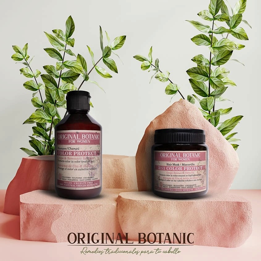 ORIGINAL BOTANIC Маска для волос после окрашивания Защита Цвета 3-в-1 Color Protect Hair Mask 3 In 1 – фото 4