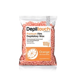 Воск пленочный премиальный Premium Film Depilatory Wax Orange