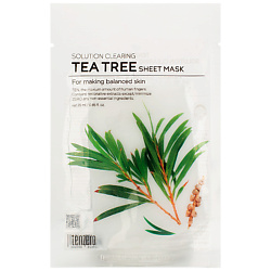 Маска для лица тканевая с экстрактом чайного дерева Solution Calming Tea Tree Sheet Mask