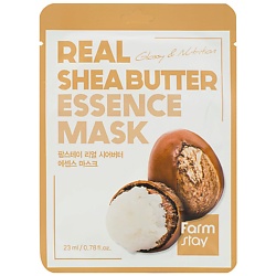 Маска для лица тканевая с маслом ши Real Shea Butter Essence Mask