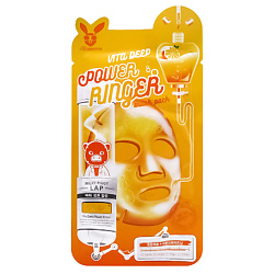 Маска для лица тканевая с витаминным комплексом Power Ringer Mask Pack Vita Deep