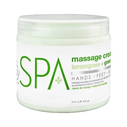 Крем для рук, ног и тела массажный "Лемонграсс и Зеленый чай" SPA