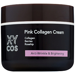 Крем для лица органический антивозрастной с коллагеном Pink Collagen