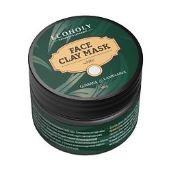 Глина белая с ламинарией и экстрактом гуараны Face Clay Mask White Guarana & Laminaria