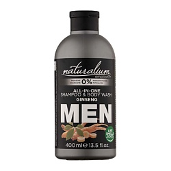 Гель для душа и шампунь для волос мужской Женьшень All-In-One Shampoo & Body Wash Ginseng Men