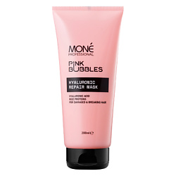 Маска для восстановления волос с гиалуроновой кислотой Pink Bubbles