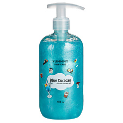 Гель для душа с блестками Blue Curacao