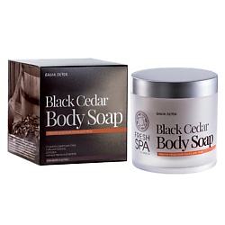 Мыло для тела черное кедровое FRESH SPA Bania Detox