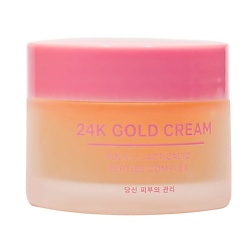 Крем-гель с золотом и полимолочной кислотой Омолаживающий 24К Gold Cream
