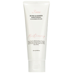 Пенка для умывания увлажняющая очищающая лица с экстрактом розы Rose Barrier Moisturizing Cleansing Foam