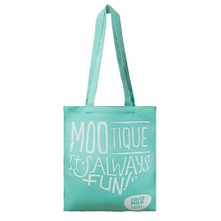 Сумка тканевая бирюзовая