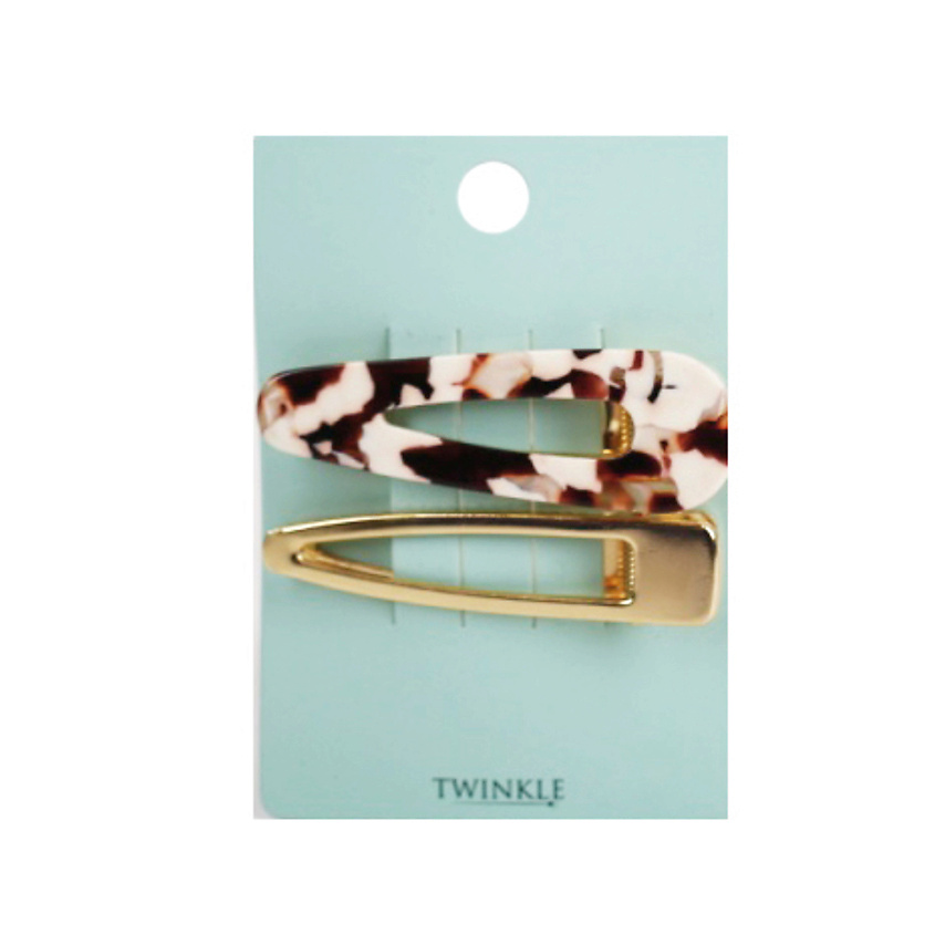 Twinkle Leopard TWINKLE Заколки для волос Gold+Leopard оригинал по низкой цене | Купить ...