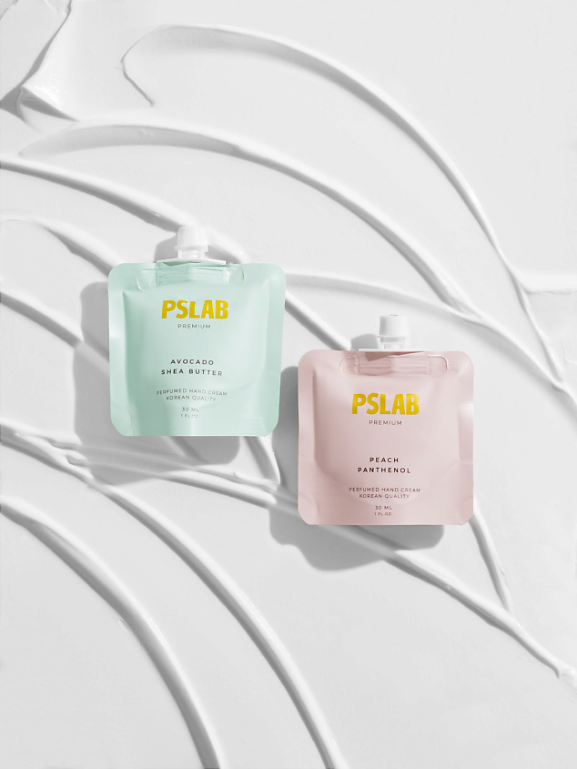PS.LAB Парфюмированный крем для рук персик + пантенол Premium Peach Panthenol – фото 5