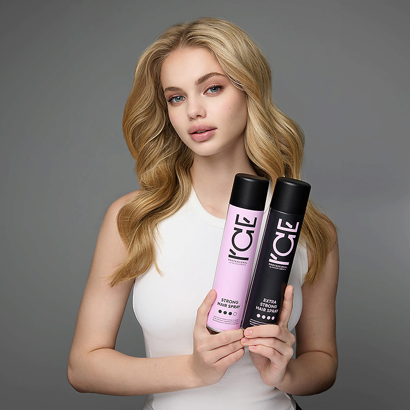 ICE by NATURA SIBERICA Лак для волос сильной фиксации Strong Hair Spray – фото 8