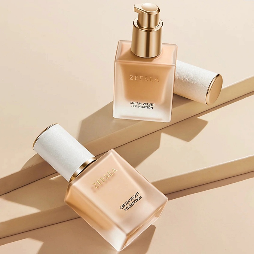 ZEESEA Тональная основа Cream Velvet Liquid Foundation – фото 3