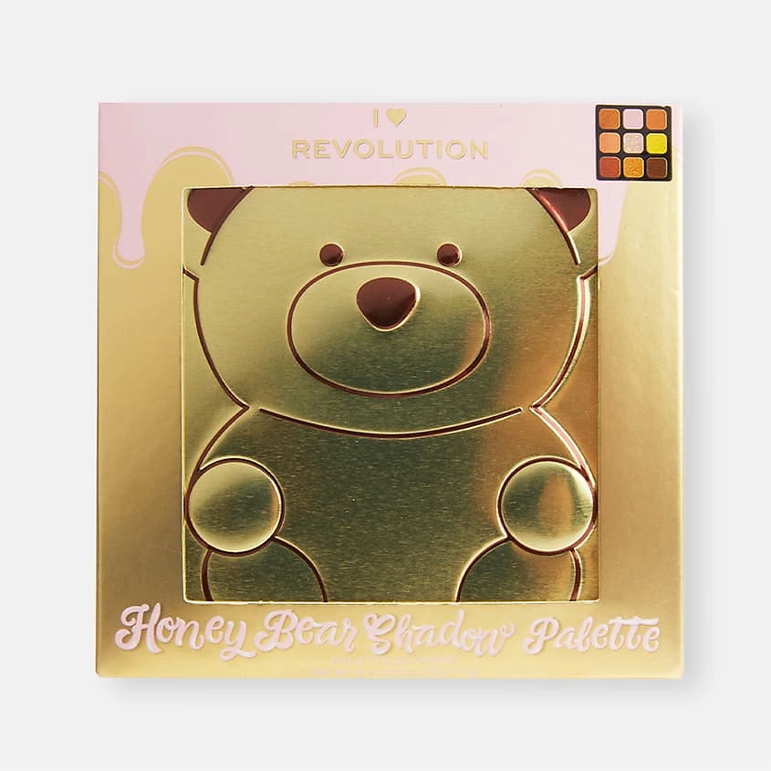 I HEART REVOLUTION Палетка теней для век Honey Bear Shadow Palette – фото 4