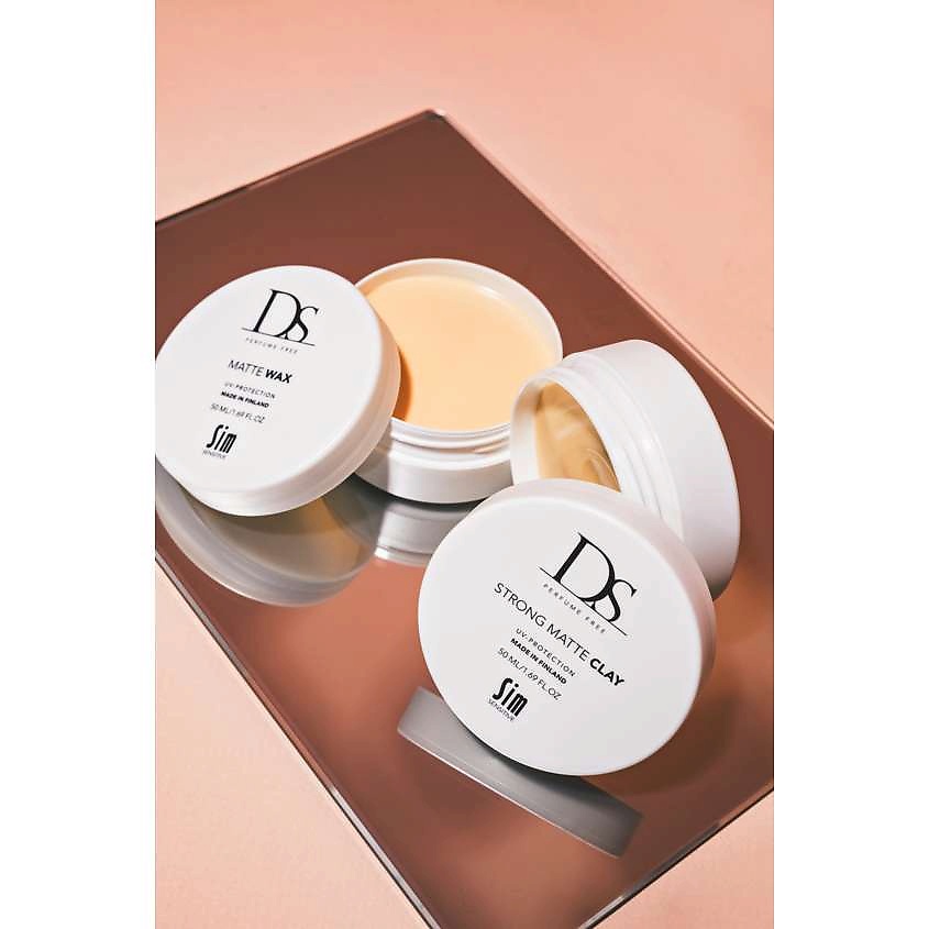 DS PERFUME FREE Воск для укладки волос сильной фиксации Strong Matte Clay – фото 4