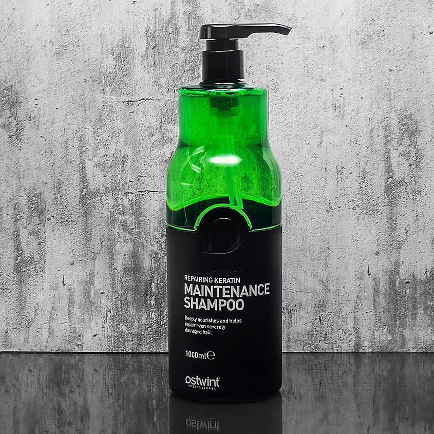 OSTWINT PROFESSIONAL Шампунь для волос Maintenance Shampoo Repairing Keratin – фото 3