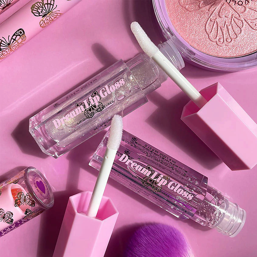 I HEART REVOLUTION Масло для губ Butterfly Dream Gloss Lip Oil – фото 5