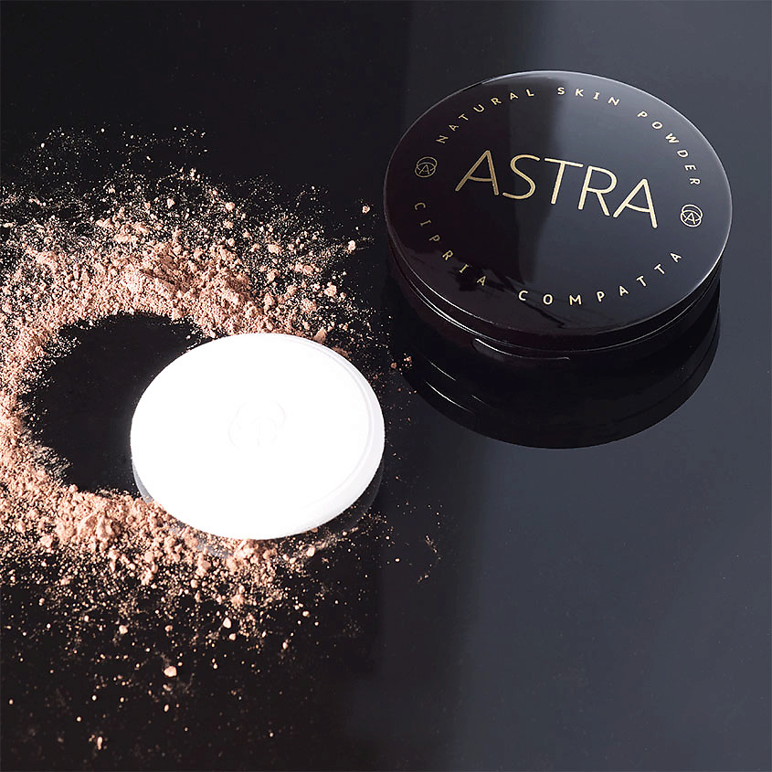 ASTRA Пудра для лица Natural skin powder компактная – фото 3