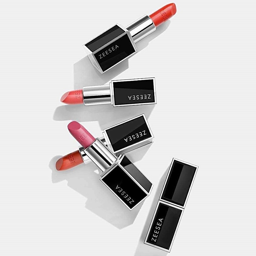 ZEESEA Помада для губ увлажняющая Hydrating silky lipstick – фото 4