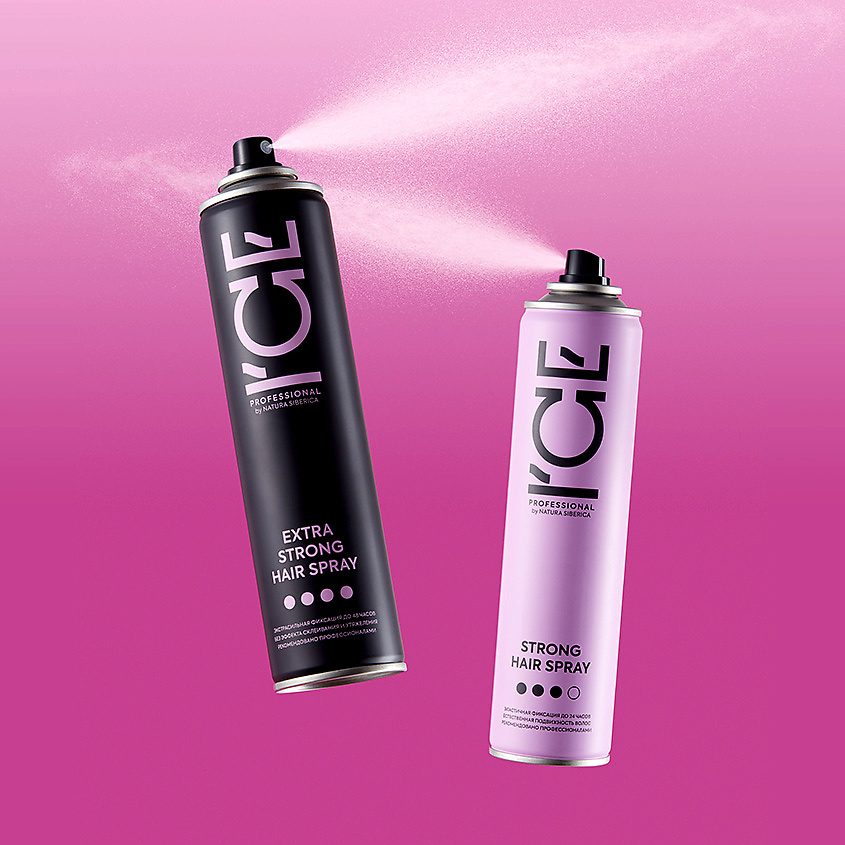ICE by NATURA SIBERICA Лак для волос экстрасильной фиксации Extra Strong Hair Spray – фото 7