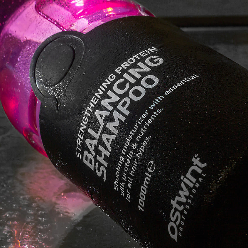 OSTWINT PROFESSIONAL Шампунь для волос Balancing Shampoo Strengthening Protein – фото 3
