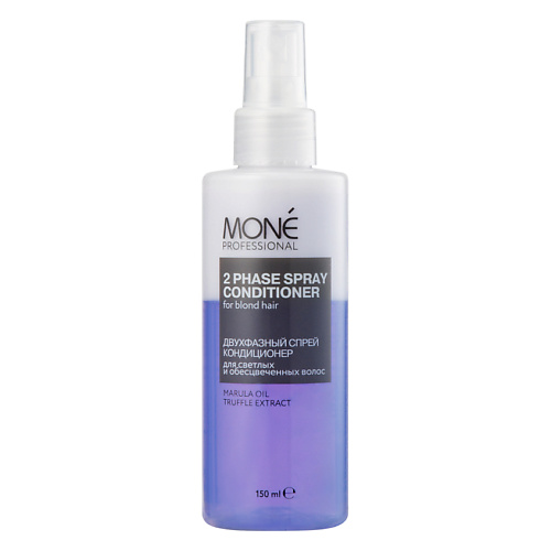 MONE PROFESSIONAL Спрей кондиционер двухфазный для обесцвеченных волос Top Color Care 150