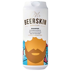 Шампунь с пивными экстрактами, бодрящий Mr Beerskin Energizing Shampoo