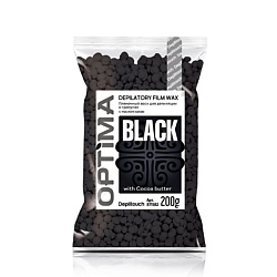 Воск пленочный для депиляции в гранулах Optima Black Depilatory Film Wax