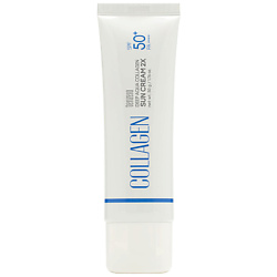Крем для лица солнцезащитный увлажняющий с коллагеном SPF 50+/PA++++ Collagen Sun Cream 2X
