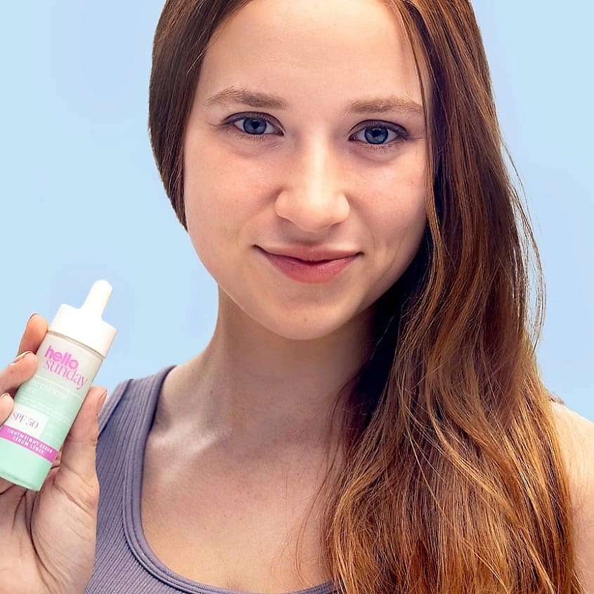 HELLO SUNDAY Сыворотка для лица SPF 50 The Mineral One Lightweight Serum – фото 2