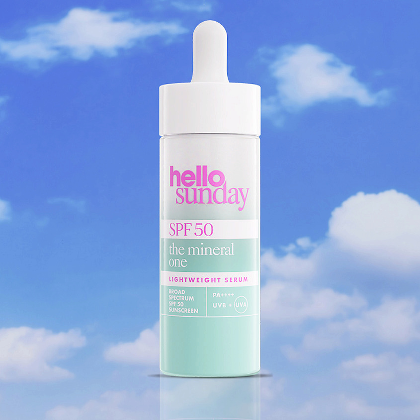 HELLO SUNDAY Сыворотка для лица SPF 50 The Mineral One Lightweight Serum – фото 4