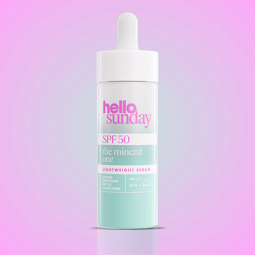 HELLO SUNDAY Сыворотка для лица SPF 50 The Mineral One Lightweight Serum – фото 10